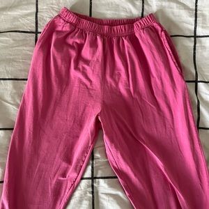PINK JOGGERS/SWEATS